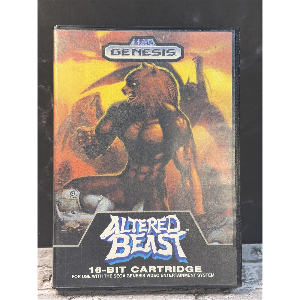 Altered Beast (Sega Genesis, 1989) Complete - CIB - T&W Very Clean